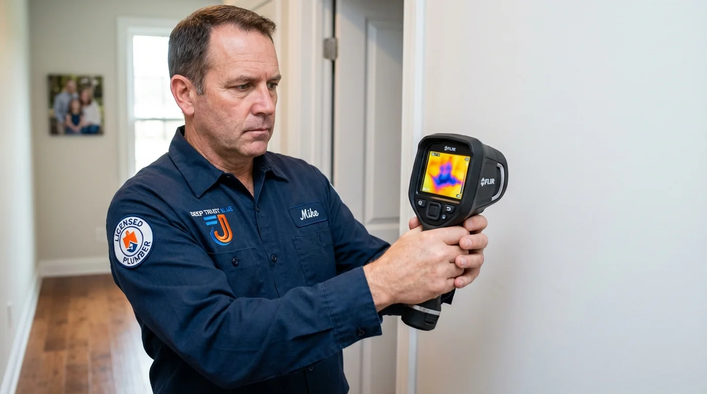 Thermal imaging leak detection by Johns Plumbing LLC in Ely